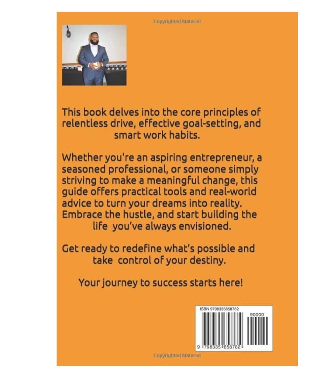 Open copy of Principles of Hustling book by Hustlers Society Branding showing pages with text and illustrations.